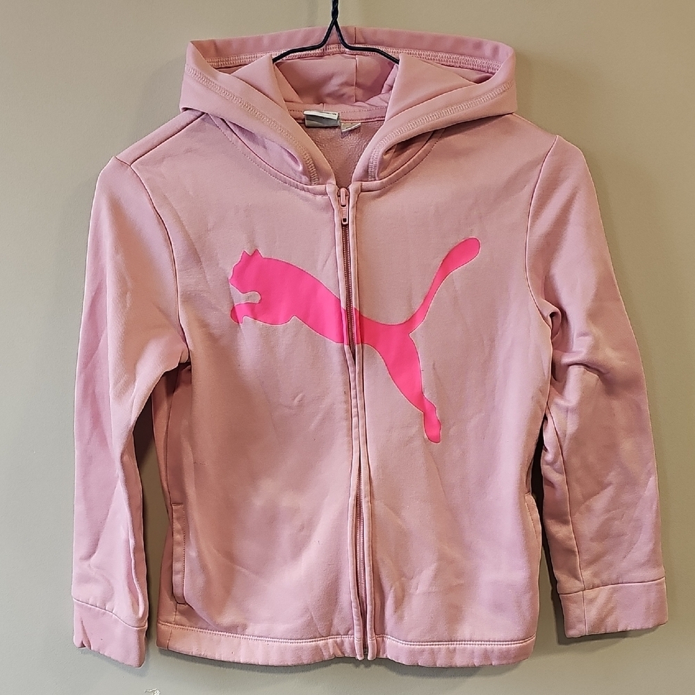 Puma Girl's Size 8 Light Pink Zip